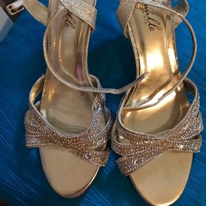 Gold sandals